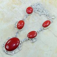 Crf 036d collier parure sautoir corail fantaisie argent 925 achat vente bijou