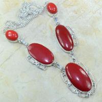 Crf 037a collier parure sautoir corail fantaisie argent 925 achat vente bijou