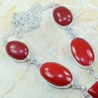 Crf 038b collier parure sautoir corail fantaisie argent 925 achat vente bijou