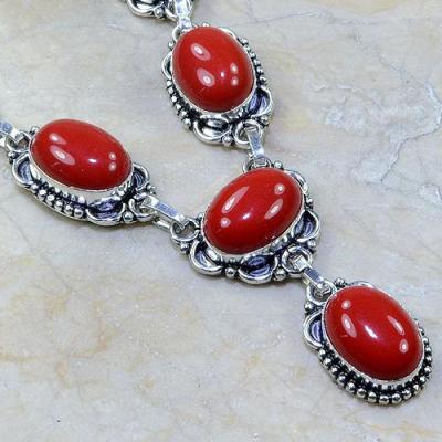 Crf 044a collier parure sautoir corail fantaisie argent 925 achat vente bijou