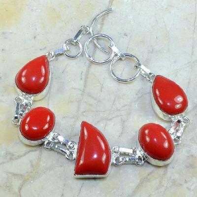 Crf 055a bracelet corail fantaisie argent 925 achat vente bijou