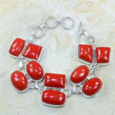 Crf 056a bracelet corail fantaisie argent 925 achat vente bijou