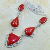 Crf 064d collier parure sautoir corail fantaisie argent 925 achat vente bijou
