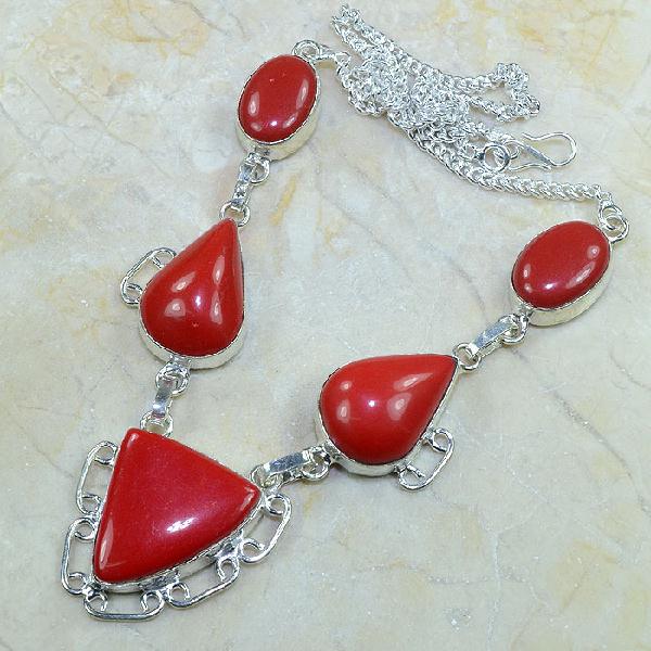 Crf 064d collier parure sautoir corail fantaisie argent 925 achat vente bijou