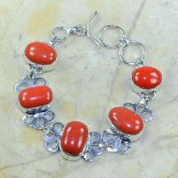 Crf 072a bracelet corail fantaisie argent 925 achat vente