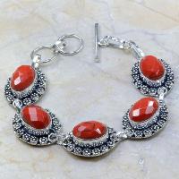 Crf 078a bracelet corail fantaisie argent 925 achat vente bijou