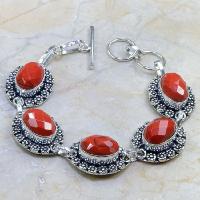 Crf 078d bracelet corail fantaisie argent 925 achat vente bijou