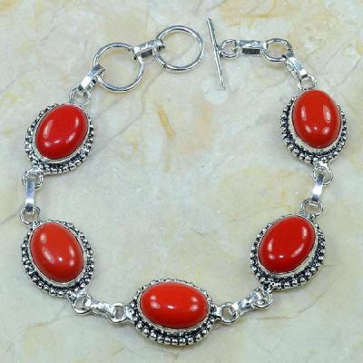 Crf 080a bracelet corail fantaisie argent 925 achat vente