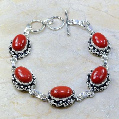 Crf 081a bracelet corail fantaisie argent 925 achat vente