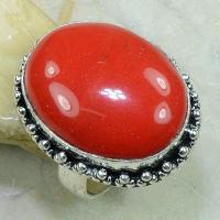 Crf 095b bague t60 corail fantaisie argent 925 achat vente bijou