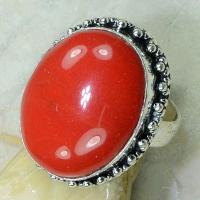 Crf 095c bague t60 corail fantaisie argent 925 achat vente bijou