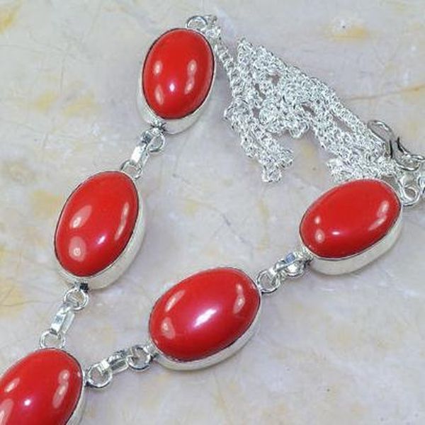 Crf 160b collier parure sautoir corail fantaisie argent 925 achat vente bijou