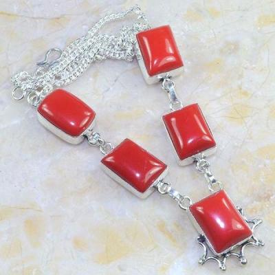 Crf 162a collier parure sautoir corail fantaisie argent 925 achat vente bijou