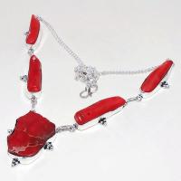 Crf 171d collier parure sautoir corail fantaisie sediment argent 925 achat vente bijou