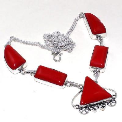 Crf 173a collier parure sautoir corail fantaisie argent 925 achat vente bijou