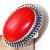 Crf 177c bague t51 chevaliere corail fantaisie argent 925 achat vente bijou