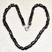 Crl 011a collier perles corail noir loisirs creatifs fabrication bijoux 