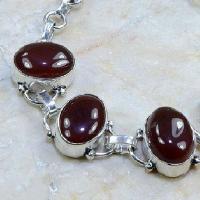 Crn 101b bracelet cornaline carnelian achat vente bijoux argent 925