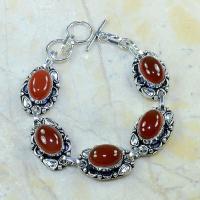 Crn 105d bracelet cornaline carnelian achat vente bijoux argent 925