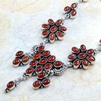 Crn 109b collier parure sautoir cornaline carnelian achat vente bijoux argent 925