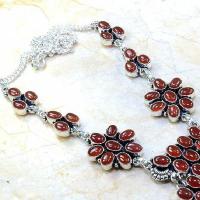 Crn 109c collier parure sautoir cornaline carnelian achat vente bijoux argent 925