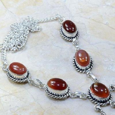 Crn 116a collier parure sautoir cornaline carnelian achat vente bijoux argent 925