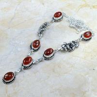 Crn 117d collier parure sautoir carnelian cornaline achat vente bijoux argent 925