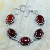 Crn 120a bracelet carnelian cornaline achat vente bijoux argent 925