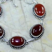 Crn 120b bracelet carnelian cornaline achat vente bijoux argent 925