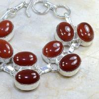 Crn 121b bracelet cornaline carnelian achat vente bijoux argent 925