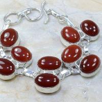 Crn 121c bracelet cornaline carnelian achat vente bijoux argent 925