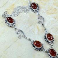 Crn 122c collier parure carnelian sautoir cornaline achat vente bijoux argent 925