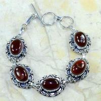 Crn 126d bracelet cornaline carnelian achat vente bijoux argent 925