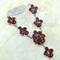 Crn 127a collier parure sautoir cornaline carnelian achat vente bijoux argent 925