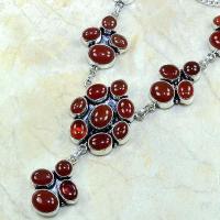 Crn 127b collier parure sautoir cornaline carnelian achat vente bijoux argent 925