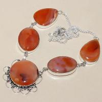 Crn 143d collier parure sautoir cornaline carnelian achat vente bijoux argent 925