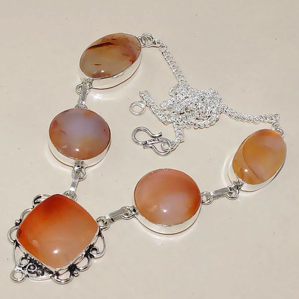Crn 144d collier parure sautoir cornaline carnelian achat vente bijoux argent 925
