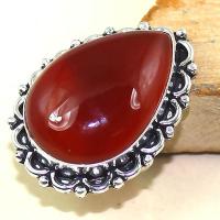 Crn 150a bague anneau t53 cornaline carnelian achat vente bijou pierre taillee lithitherapie