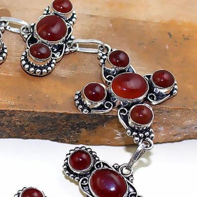 Crn 152b bracelet croix medieval cornaline carnelian achat vente bijoux argent 925