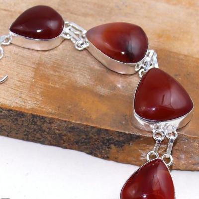 Crn 153a bracelet medieval cornaline carnelian achat vente bijoux argent 925