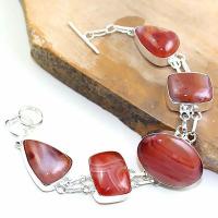 Crn 154d bracelet medieval cornaline carnelian achat vente bijoux argent 925