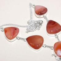 Crn 160c collier parure sautoir cornaline carnelian achat vente bijoux argent 925