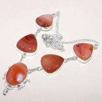 Crn 160d collier parure sautoir cornaline carnelian achat vente bijoux argent 925