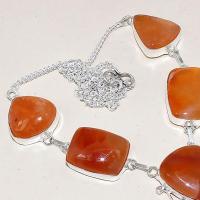 Crn 162c collier parure sautoir cornaline carnelian achat vente bijoux argent 925