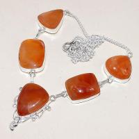 Crn 162d collier parure sautoir cornaline carnelian achat vente bijoux argent 925