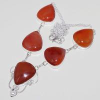 Crn 164d collier parure sautoir cornaline carnelian achat vente bijoux argent 925