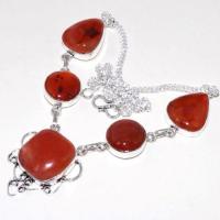 Crn 165d collier parure sautoir cornaline carnelian achat vente bijoux argent 925