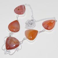 Crn 166d collier parure sautoir cornaline carnelian achat vente bijoux argent 925