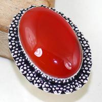 Crn 167b bague medievale t54 cornaline carnelian achat vente bijou pierre taillee lithitherapie