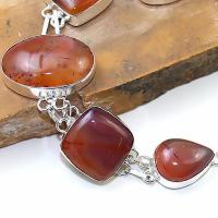 Crn 169c bracelet cornaline carnelian achat vente bijoux argent 925